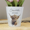Personalised Highland Cow Plant Pot | Vases | Inspired Creative Gifts