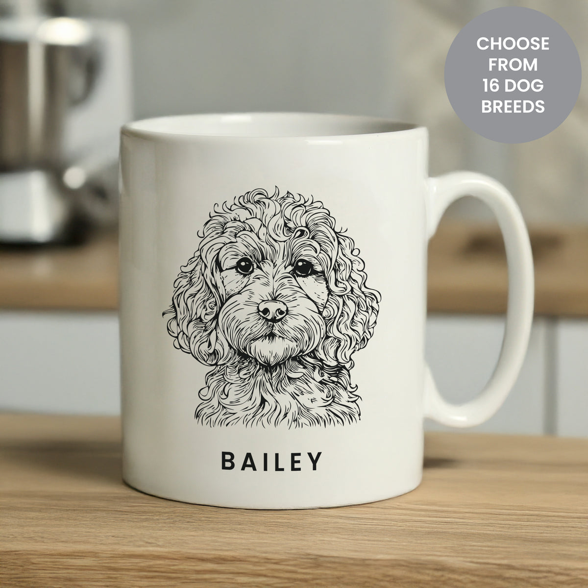 Personalised Dog Breed Mug | Gift for Pets