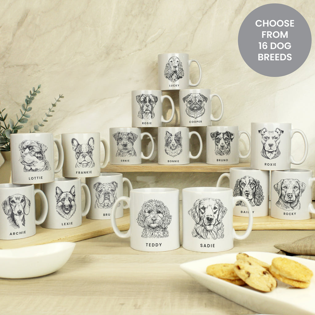 Personalised Dog Breed Mug | Gift for Pets