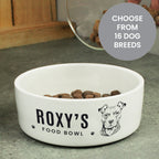 Personalised Dog Breed Feeding Bowl | Pet Gifts | Inspired Creative Gifts