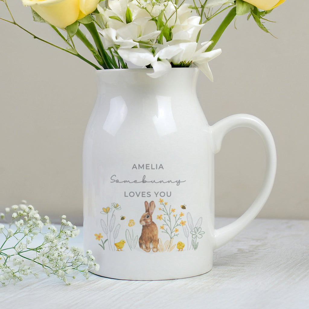 Personalised Spring Bunny Jug Vase | Vases | Inspired Creative Gifts