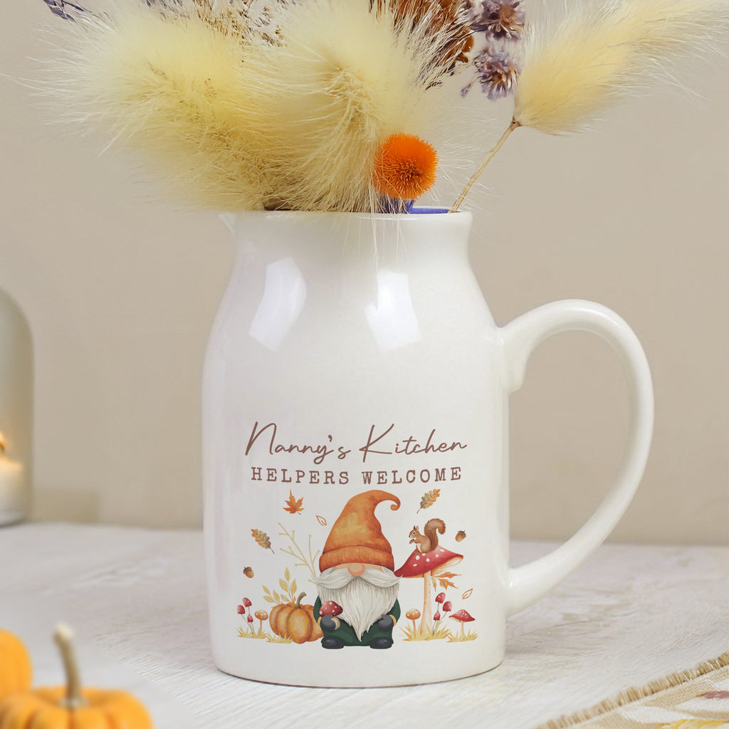 Personalised Autumn Gonk Flower Jug Vase | Vases | Inspired Creative Gifts