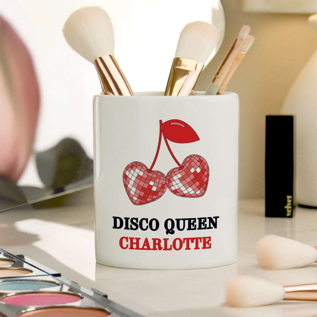 Personalised Cherry Make Up Brush Holder | Storage | Mother's Day Gift