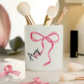 Personalised Bow Make Up Brush Holder | Mother's Day Gift