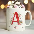 Personalised Christmas Initial Mug | Christmas Gift