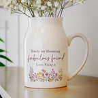 Personalised Wild Flower Jug Vase | Vases | Inspired Creative Gifts