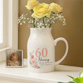 Personalised Floral Birthday Jug Vase | Birthday Gift