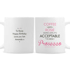 Personalised Pink Acceptable to Drink Mug | Gift for Her