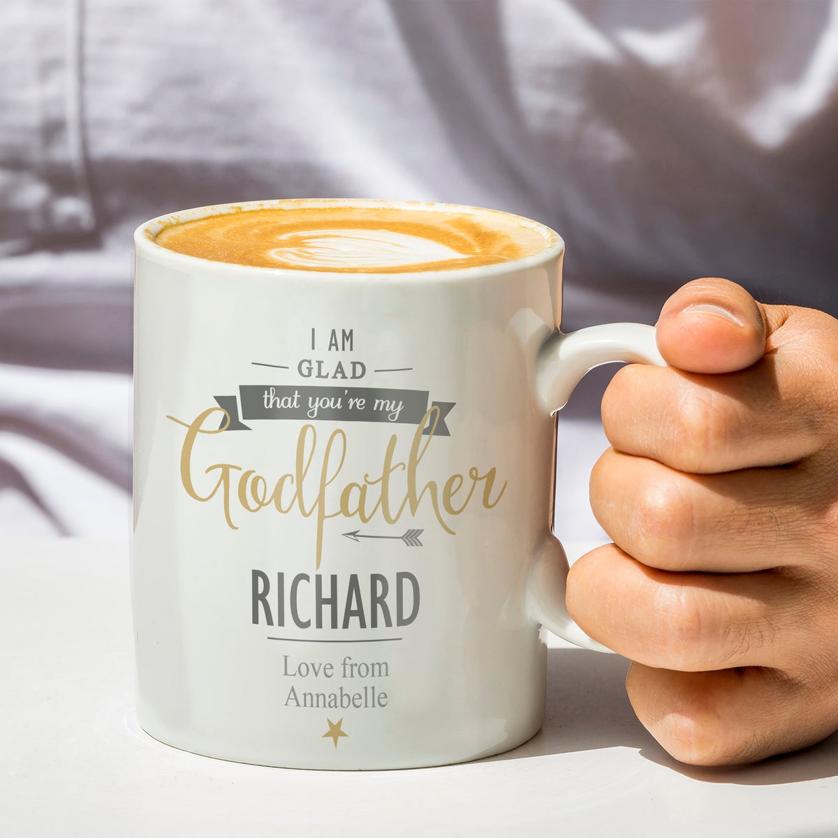 Personalised I Am Glad... Godfather Mug | Father's Day Gift