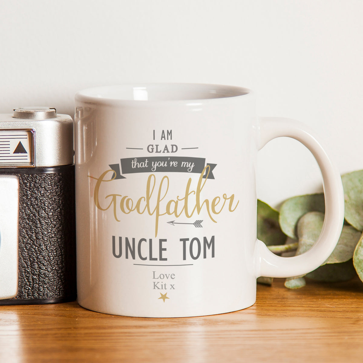 Personalised I Am Glad... Godfather Mug | Father's Day Gift