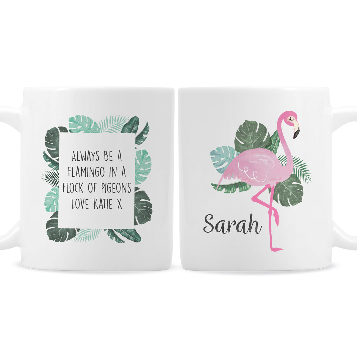 Personalised Flamingo Mug | Mother's Day Gift