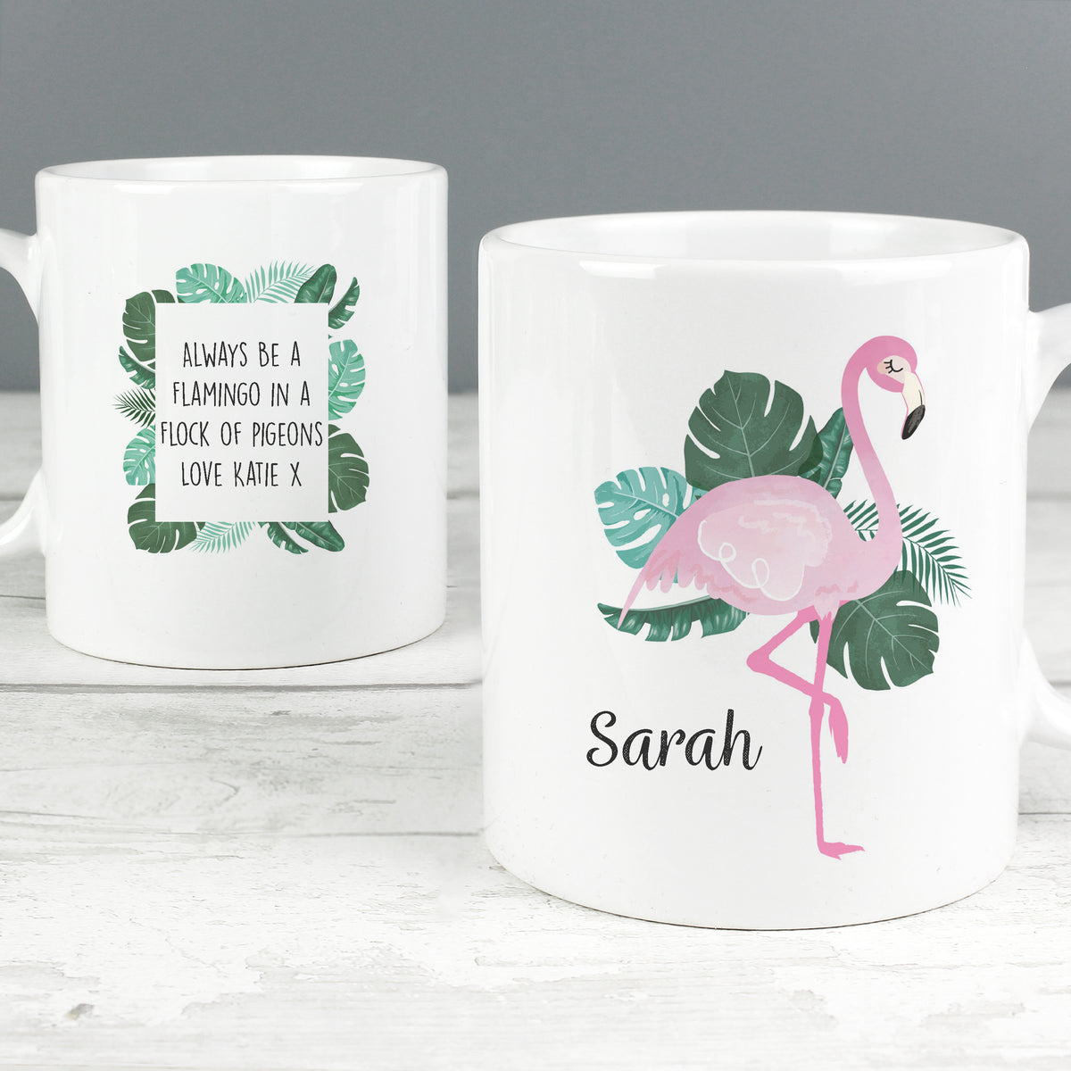 Personalised Flamingo Mug | Mother's Day Gift