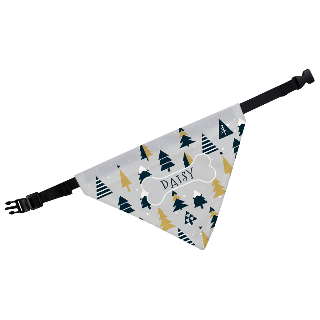 Personalised Christmas Tree Dog Bandana | Pet Gifts
