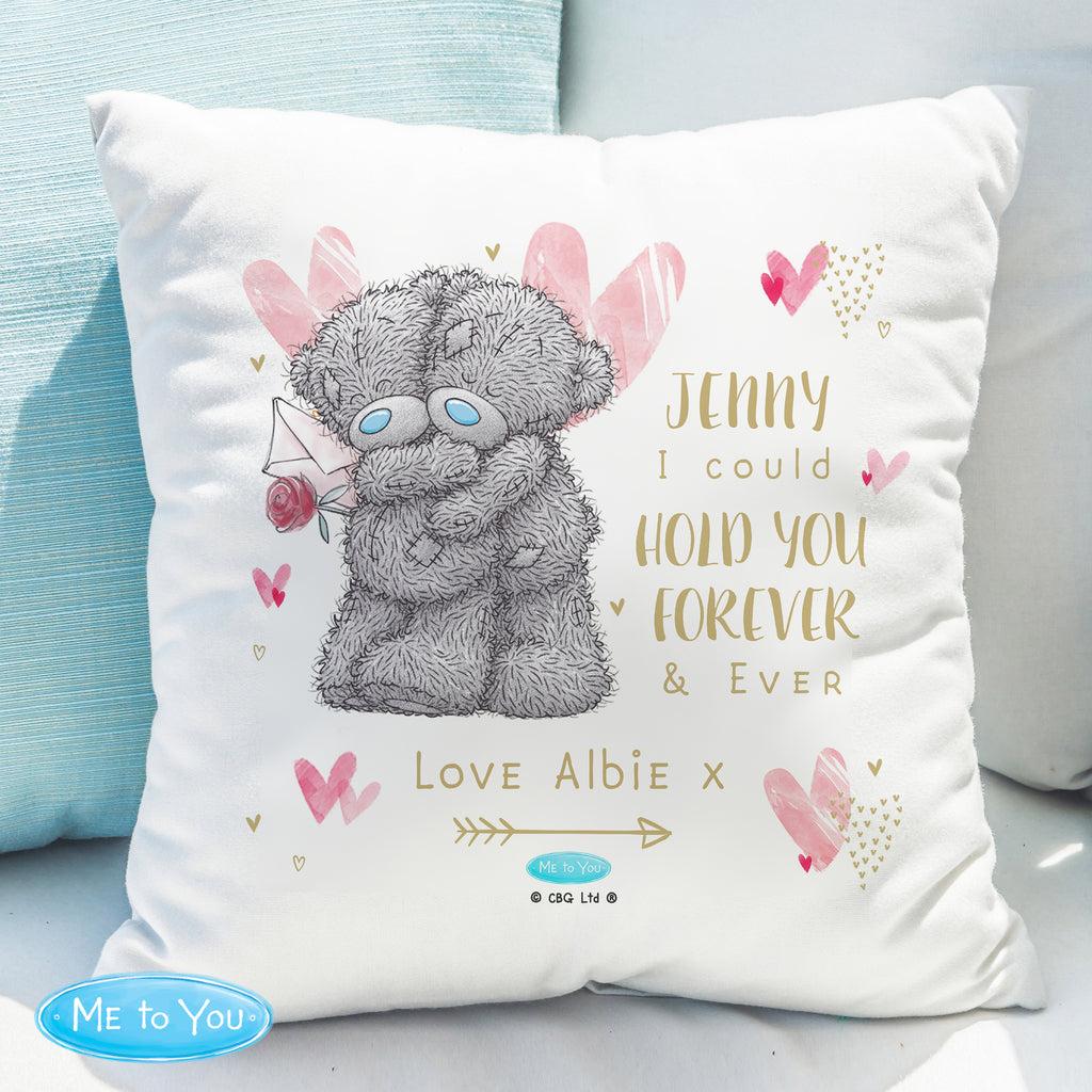 Personalised Me To You Hold You Forever Cushion | Textiles | Inspired Creative Gifts