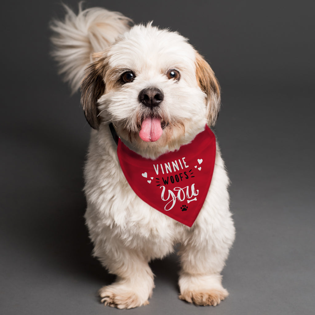 Personalised Woofs You Dog Bandana | Pet Gifts | Inspired Creative Gifts