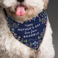 Personalised Floral Dog Bandana | Pet Gifts | Mother's Day Gift