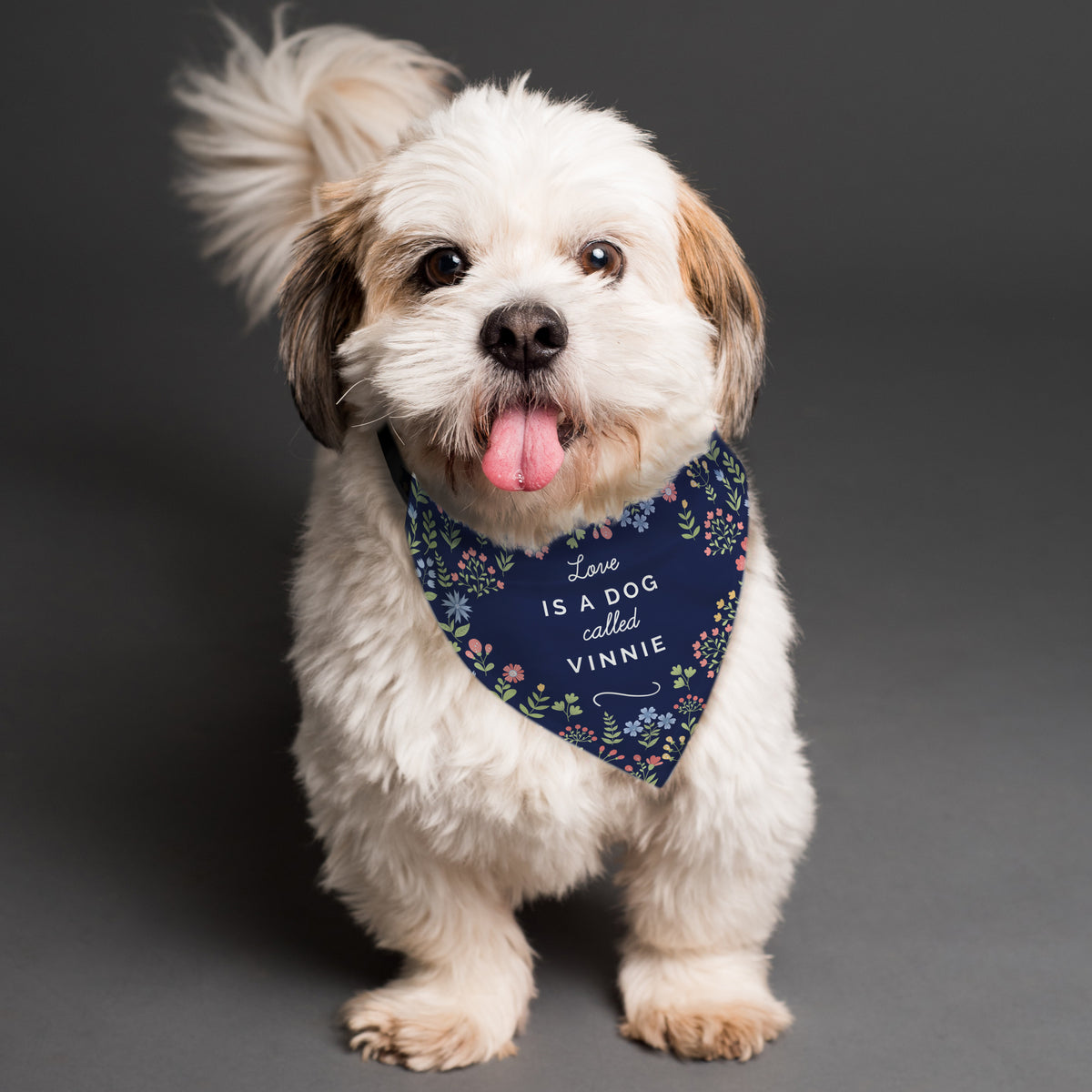 Personalised Floral Dog Bandana | Pet Gifts | Mother's Day Gift
