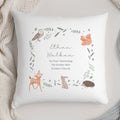 Personalised Woodland Animals Cushion | Textiles