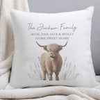 Personalised Highland Cow Cushion | Textiles | Inspired Creative Gifts