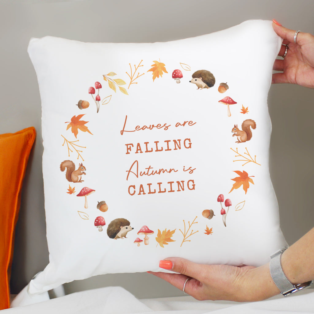Personalised Autumn Cushion | Textiles | Inspired Creative Gifts
