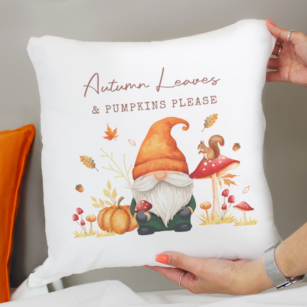Personalised Autumn Gonk Cushion | Textiles