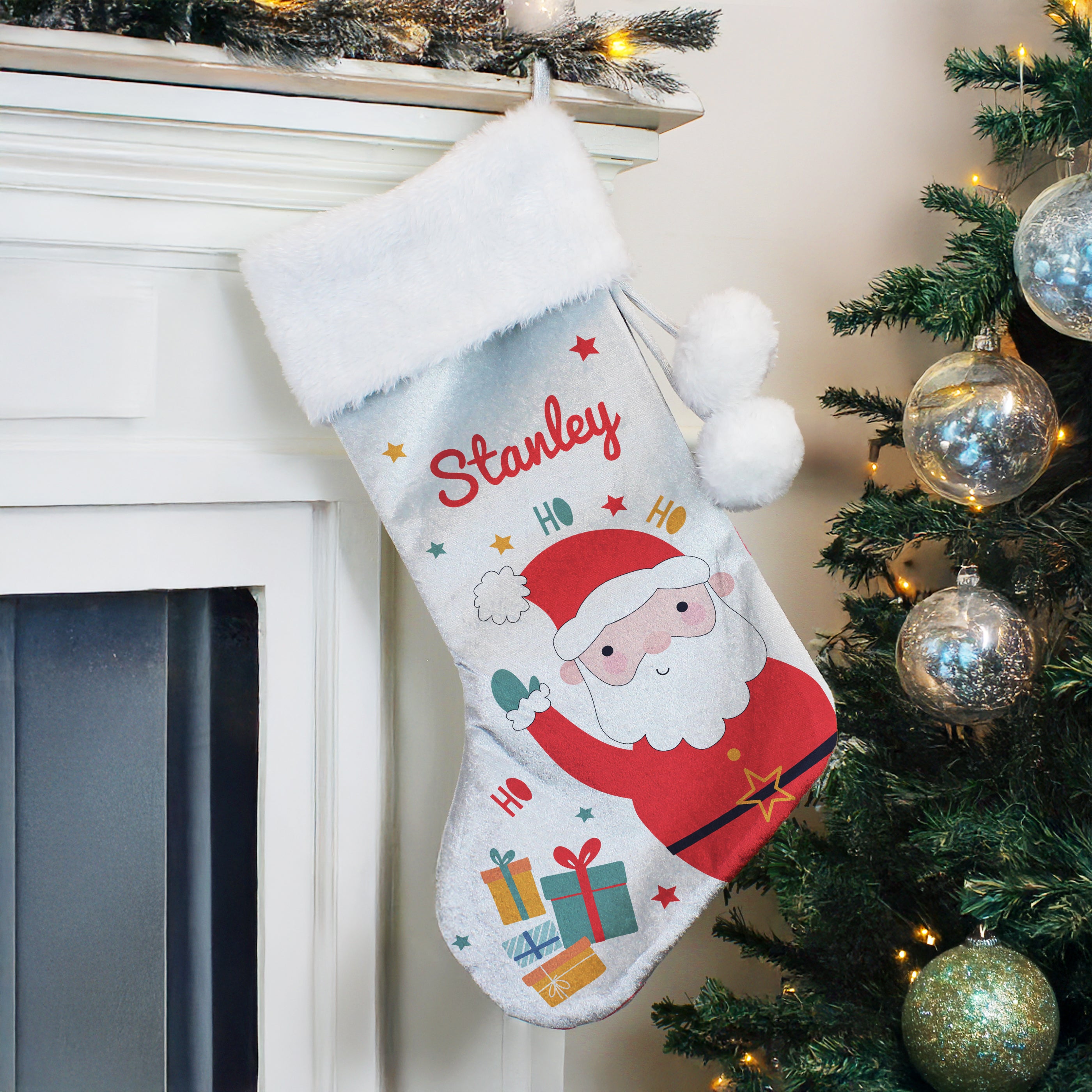 Personalised Santa Christmas Stocking |  | Inspired Creative Gifts