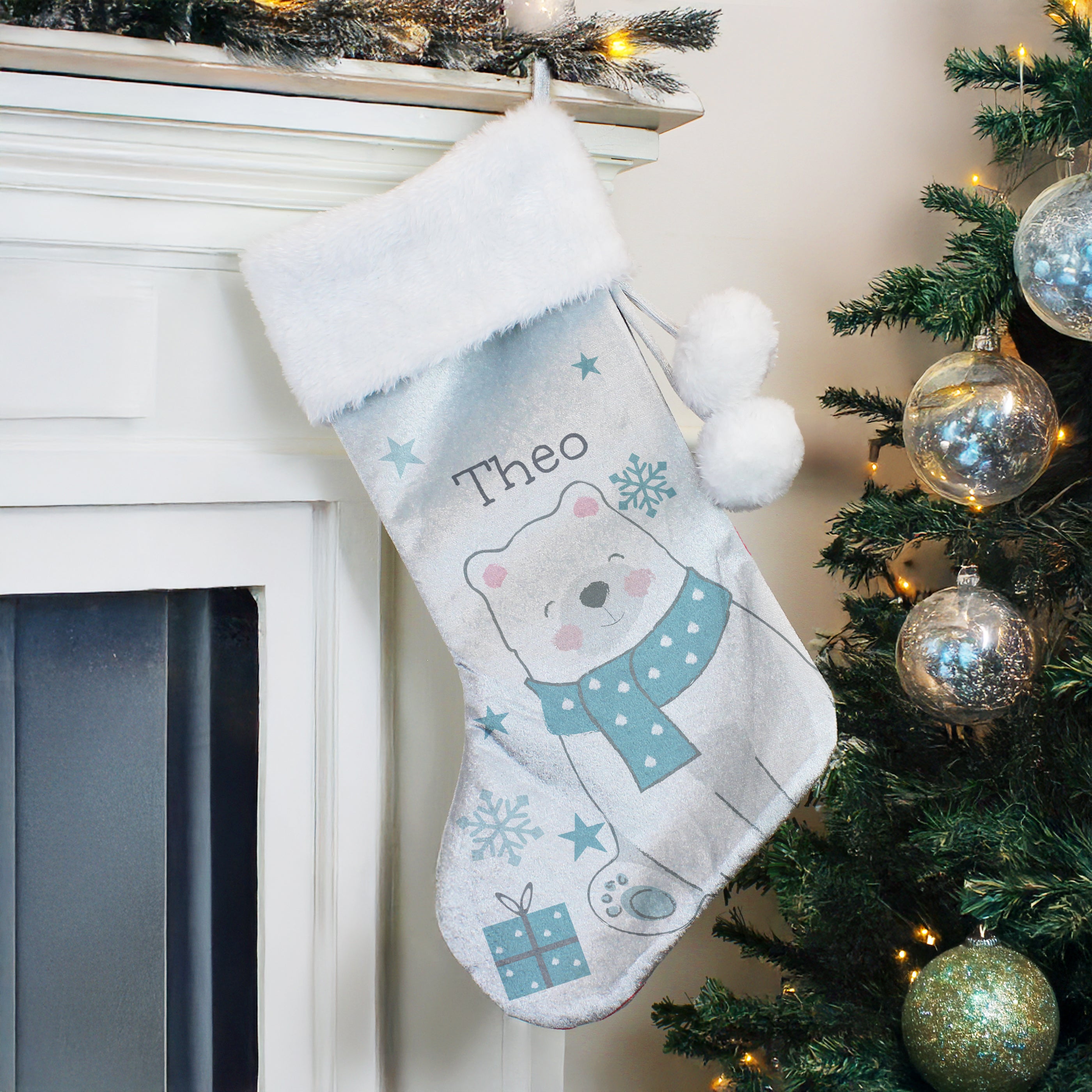 Personalised Polar Bear Christmas Stocking |  | Inspired Creative Gifts