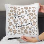 Personalised Leopard Print Cushion | Textiles | Inspired Creative Gifts