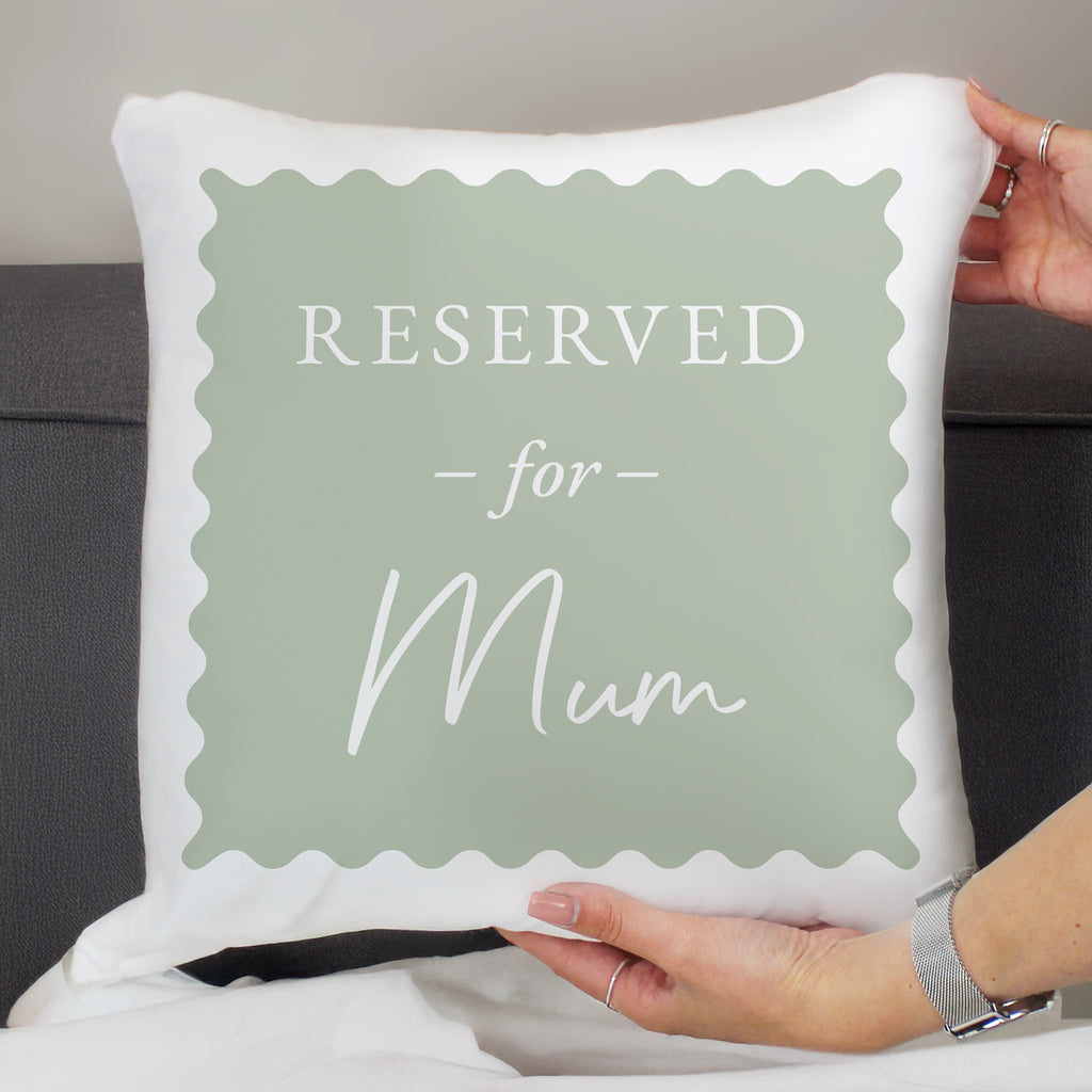 Personalised Sage Green Reserved For Cushion | Textiles
