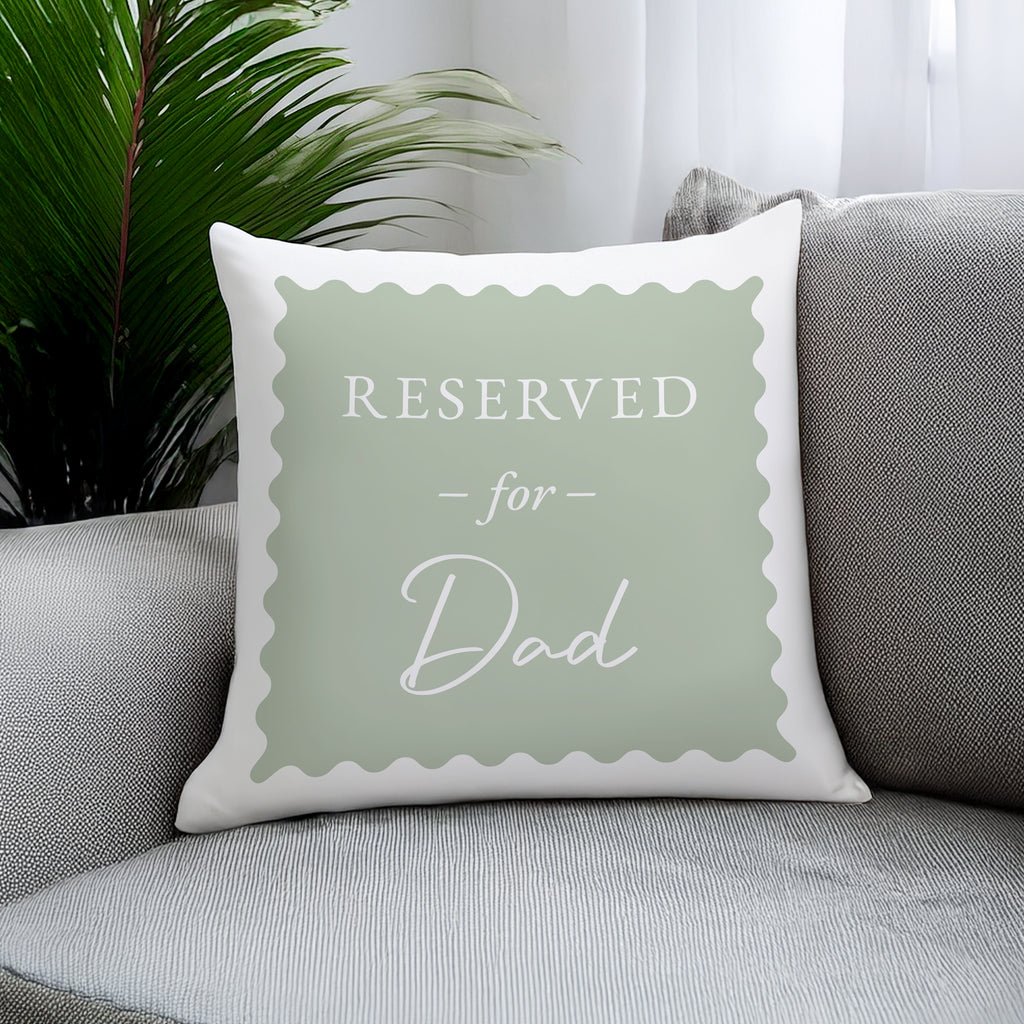 Personalised Sage Green Reserved For Cushion | Textiles