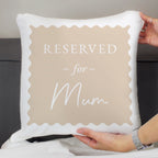 Personalised Cream Reserved For Cushion | Textiles | Inspired Creative Gifts