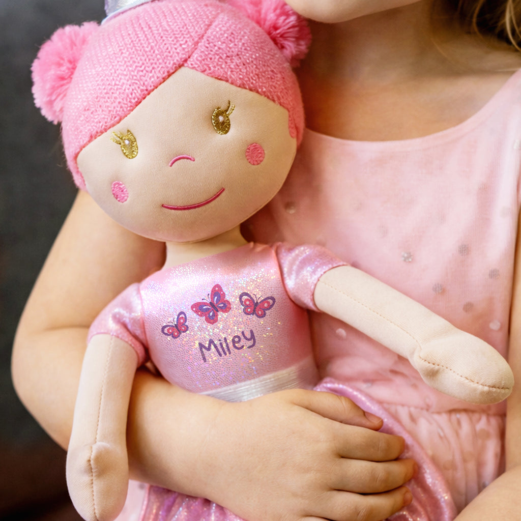 Personalised Butterfly Princess Rag Doll | Christmas Gift