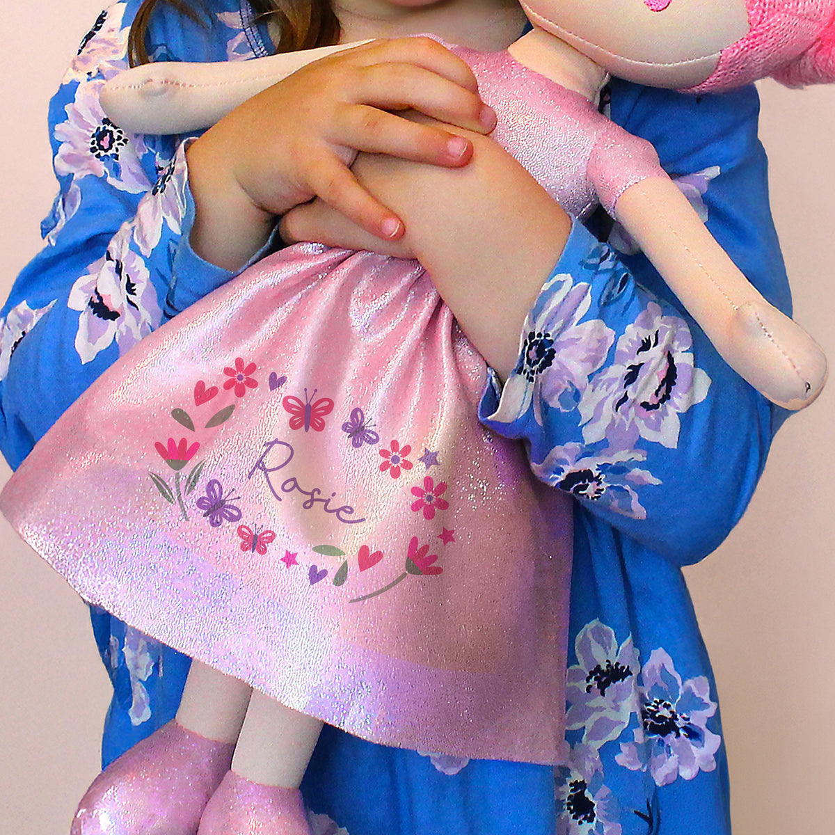 Personalised Floral Princess Rag Doll | Christmas Gift