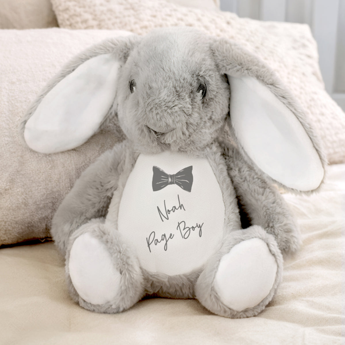 Personalised Bow Tie Bunny for Wedding