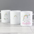 Personalised Baby Unicorn Plastic Mug | Christmas Gift