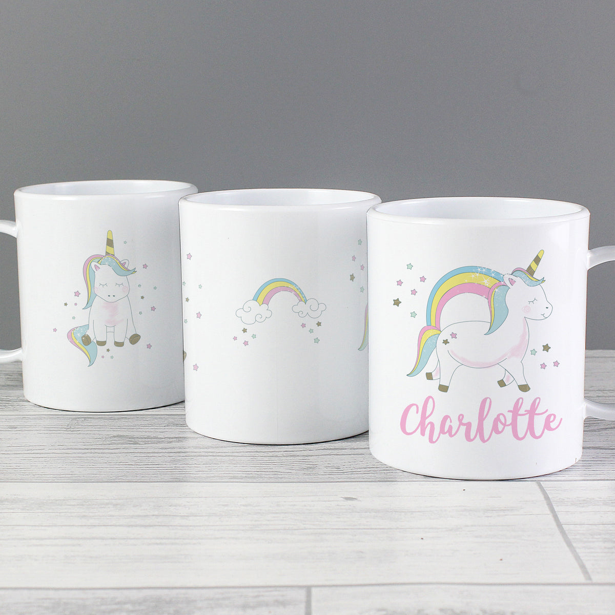 Personalised Baby Unicorn Plastic Mug | Christmas Gift
