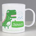Personalised Be Roarsome Dinosaur Plastic Mug | Christmas Gift