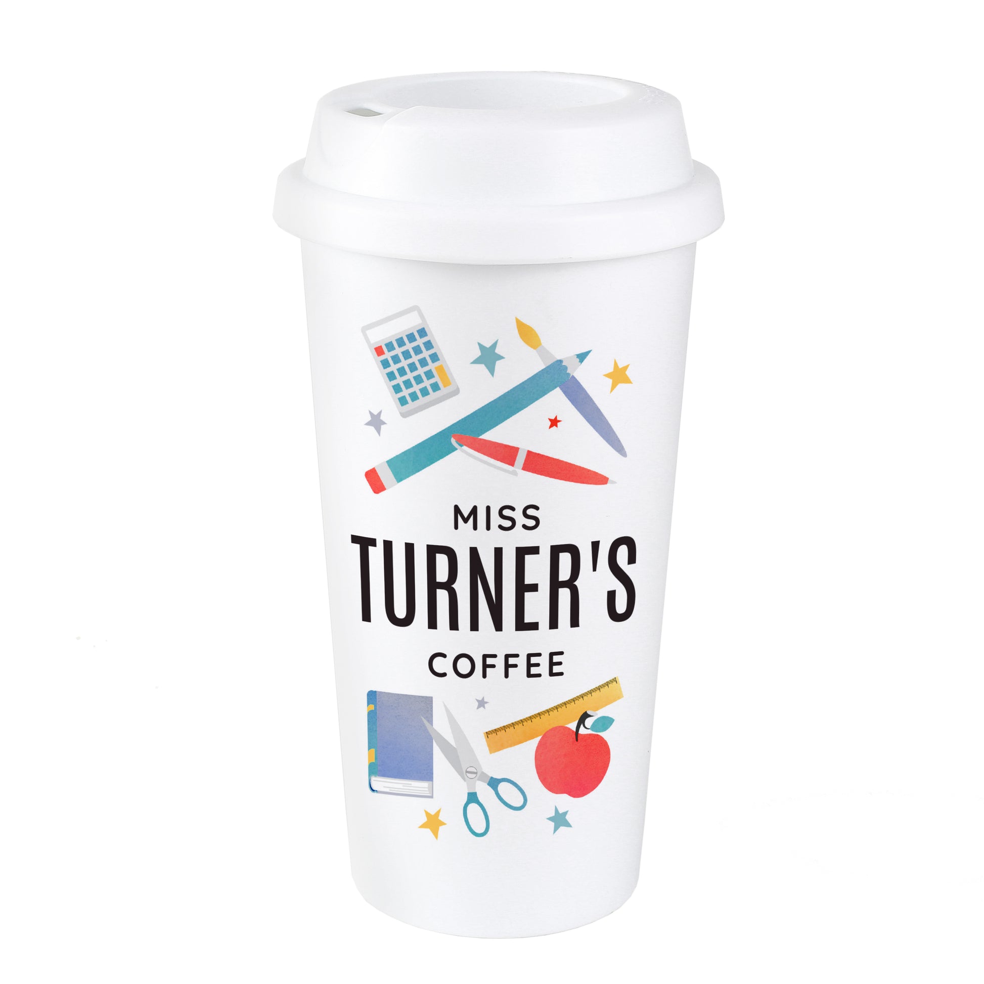 Personalised Teachers Insulated Reusable Eco Travel Cup - Inspired Creative Gifts