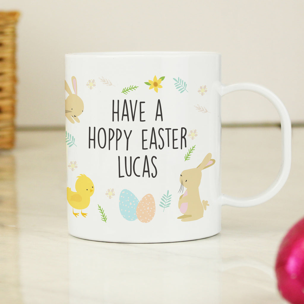 Personalised Easter Bunny Plastic Mug for Easter