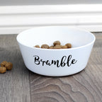 Personalised Name Plastic Cat Bowl | Christmas Gift