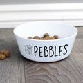 Personalised Scribble Cat Plastic Cat Bowl | Pet Gifts | Christmas Gift