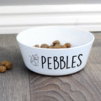 Personalised Scribble Cat Plastic Cat Bowl | Pet Gifts | Christmas Gift