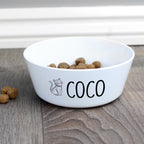 Personalised Scribble Cat Plastic Cat Bowl | Pet Gifts | Christmas Gift