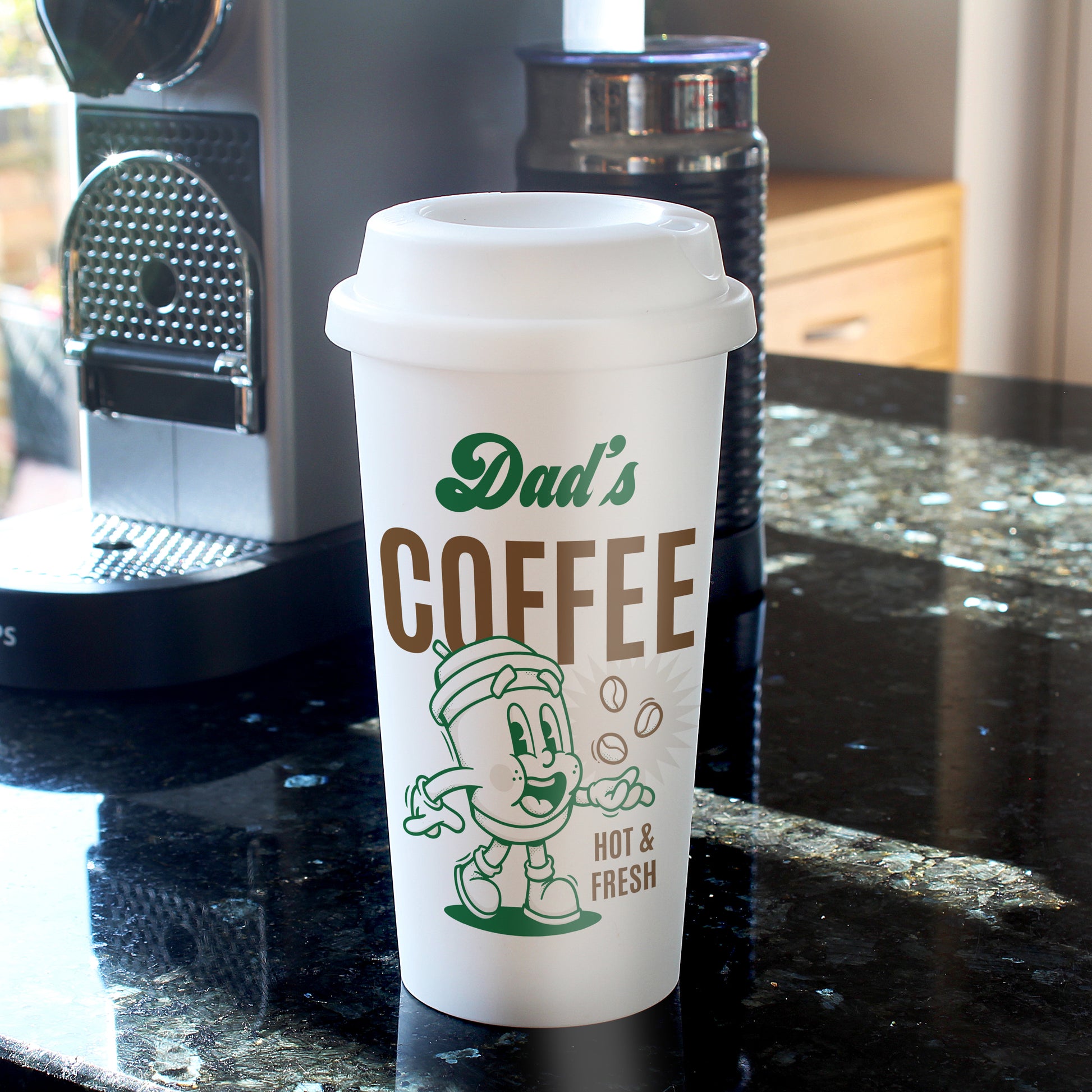 Personalised Coffee Travel Mug - Inspired Creative Gifts