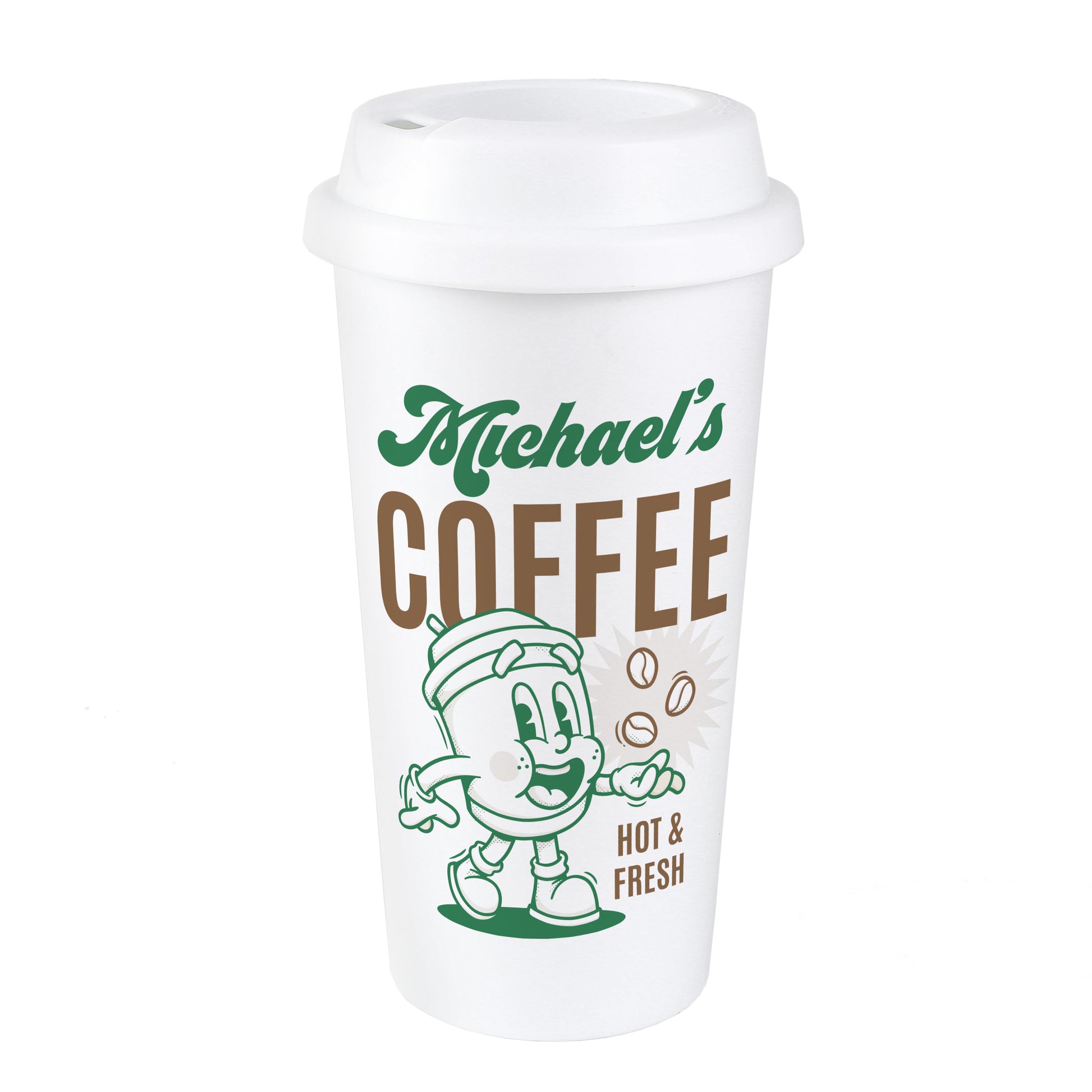 Personalised Coffee Travel Mug - Inspired Creative Gifts