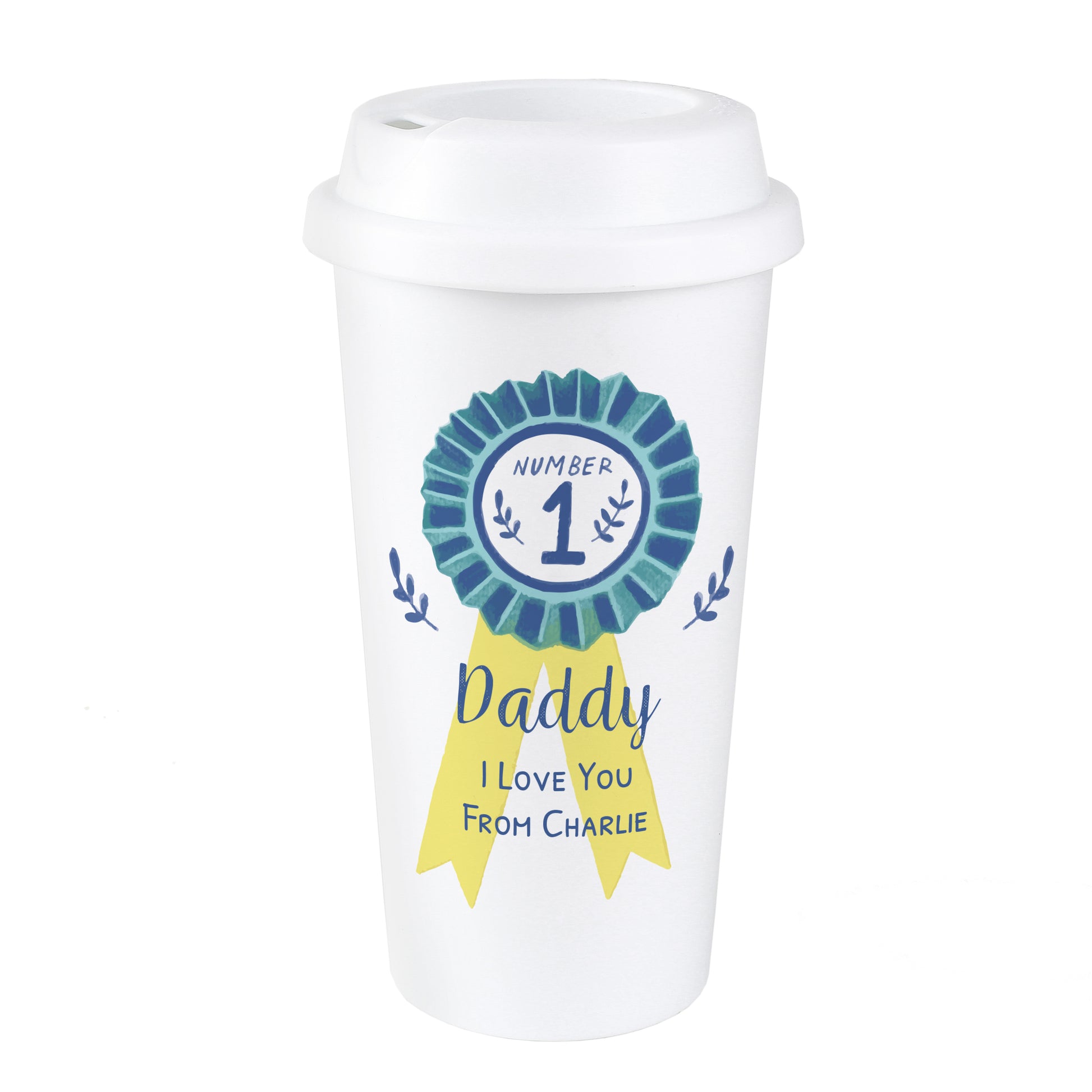 Personalised Number 1 Travel Mug - Inspired Creative Gifts