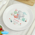 Personalised Tiny Tatty Teddy Woodland Animal Plastic Plate for Christmas