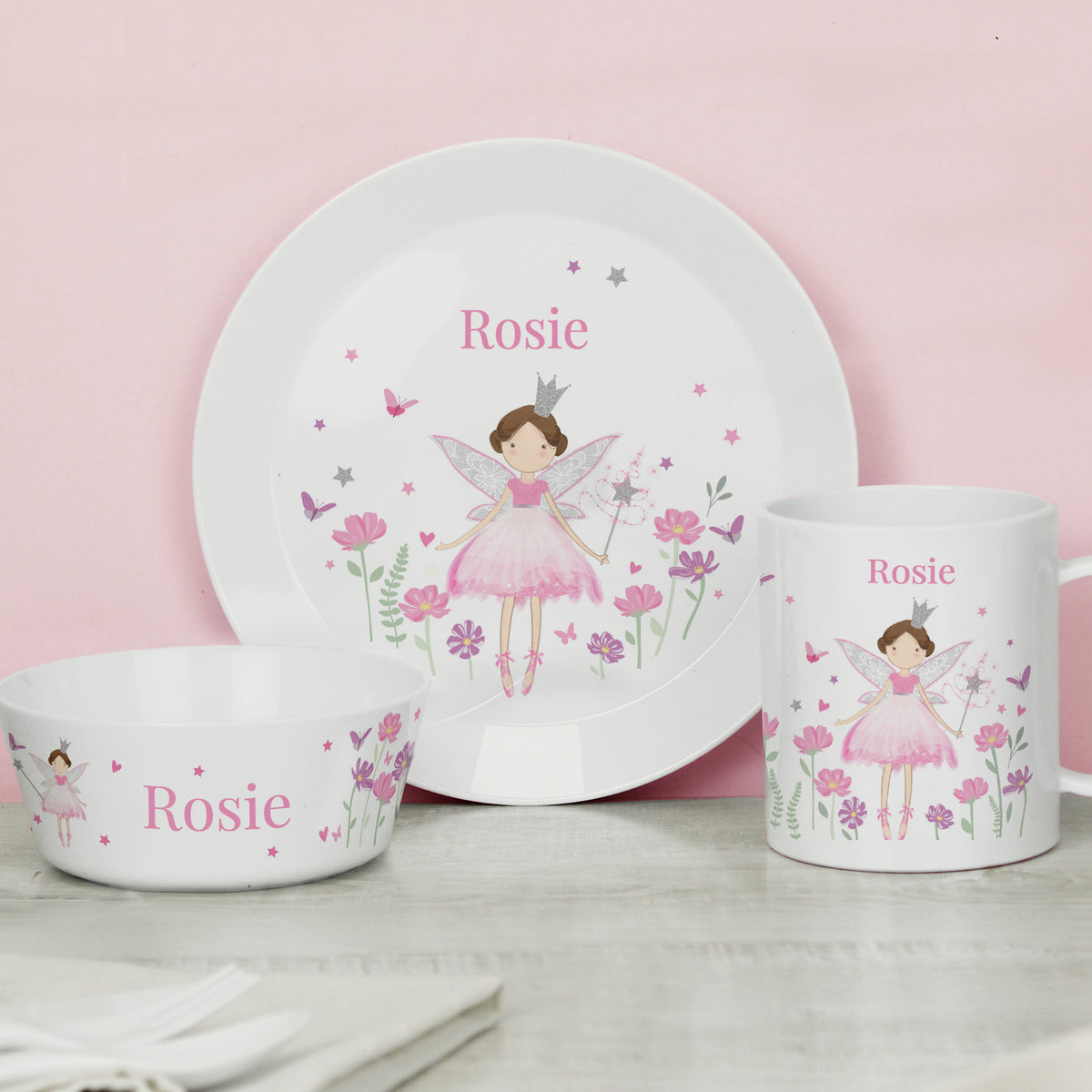 Personalised Fairy Princess Breakfast Set | Kitchen, Baking & Dining Gifts | Inspired Creative Gifts