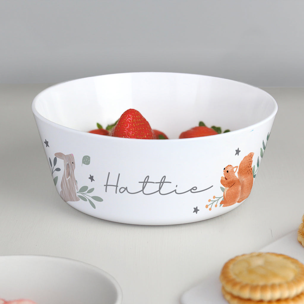 Personalised Woodland Animals Bowl | Kitchen, Baking & Dining Gifts | Inspired Creative Gifts