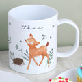 Personalised Woodland Animals Mug for Christmas